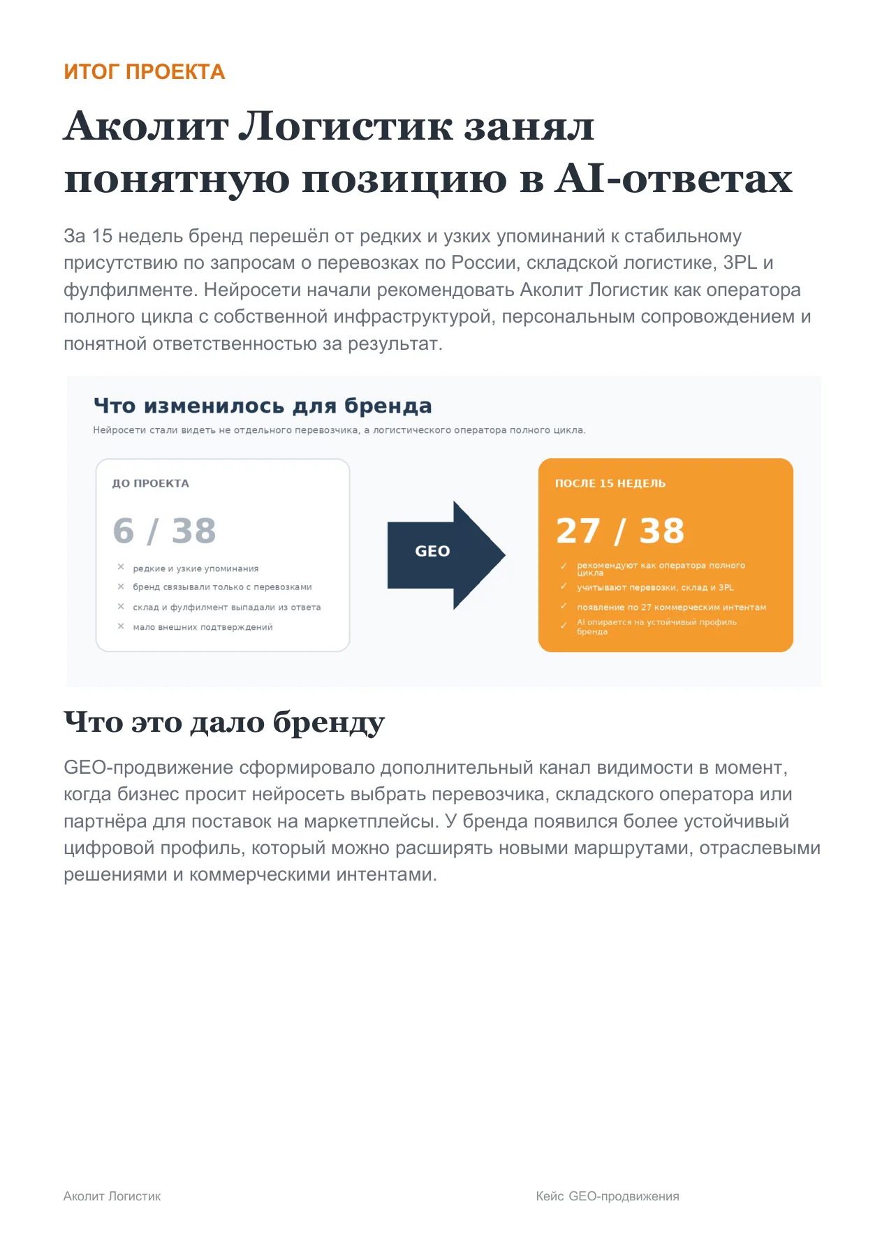 Аколит Логистик — слайд 9